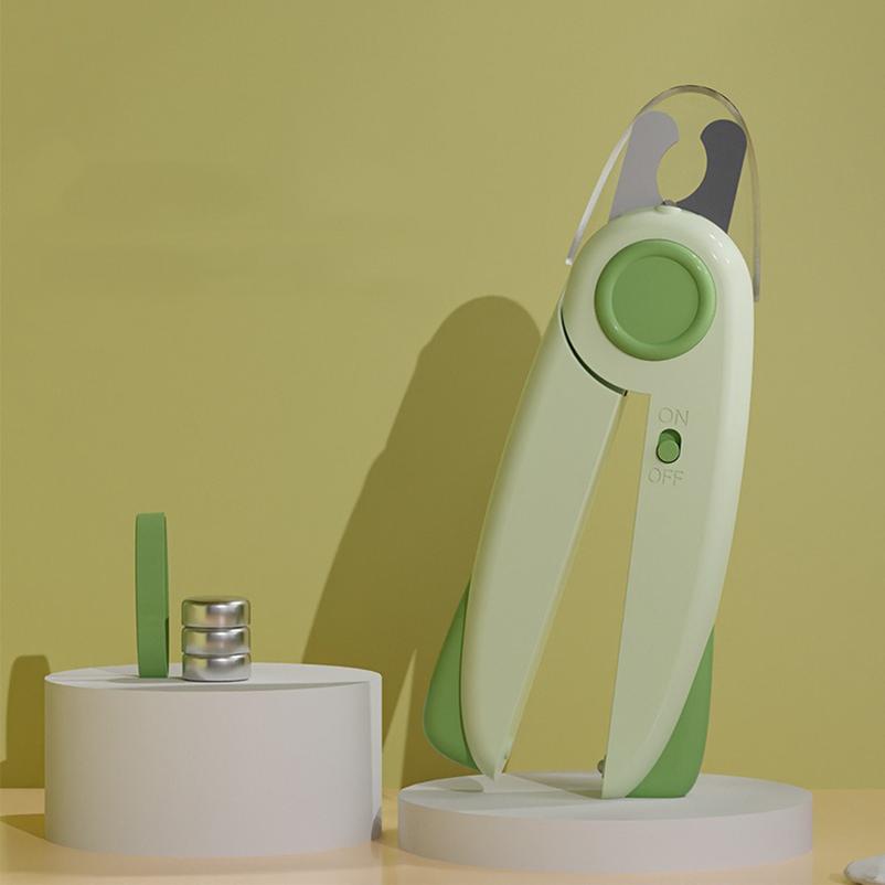 Pet Anti Splash Nail Clipper With LED Light Cat And Dog Nail Clipper Cutter With Safety Lock Cat Claw Trimmer Beauty Product