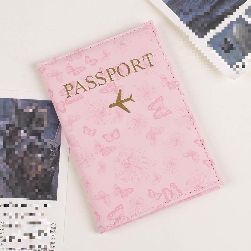 1 Stück Reisepass-Schutzhülle aus Pu-Leder, Dokumentenetui, Reisepass, Schutzhülle, Material, wasserdicht, für Frauen und Mädchen