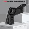 For OnePlus 15 5G Hidden Card Slot Slide Lens Protect Armor Shockproof Phone Case Coque For OnePlus 15 5G Ring Holder Cover