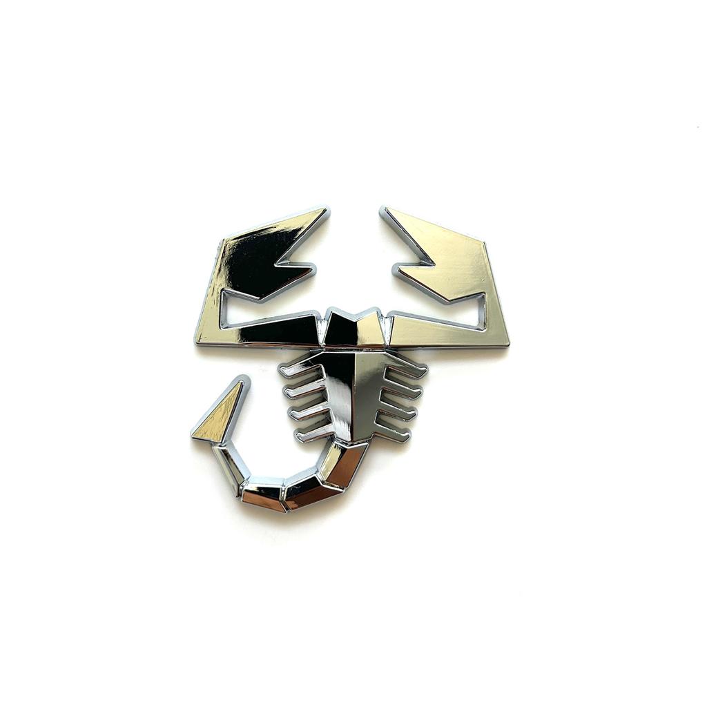 metal Abbas Scorpion car logo suitable for body trunk tail side car sticker decal decorative accessories