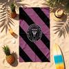 Inter Miami CF (14) Theme Beach Towel Sand Resistant Soft And Comfortable Suitable For The Pool Camping Yoga And Diving A Travel