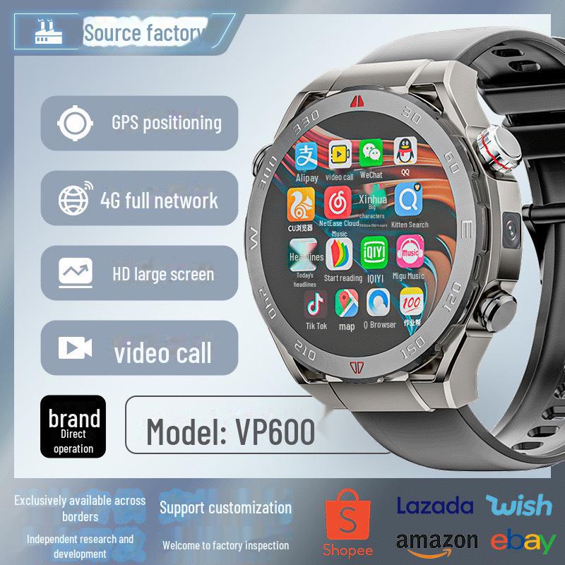 

Умные часы Feifan VP600 с функцией сотовой связи, OLED-дисплеем и ОС Android.