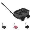 Haustierwagen Multifunktional Faltbar 4 Räder Ziehbar Haustierkarre Tragbar für Outdoor Camping Reisen