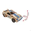 3D Wooden Puzzles Model Car Set Kits Improve Coordination Portable Wood Building