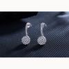 Shambhala Diamond Ball Long Sparkling Temperament Simple Female Earrings Party Accessories Fashion Jewelry