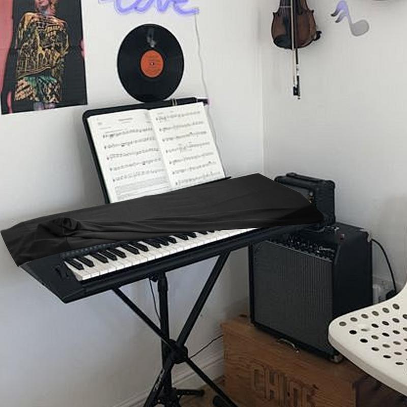 210D Oxford-Gewebe Tastatur Staubschutzhülle für Synthesizer Antistatisch Wasserabweisend Klavierschutzhülle für Musikliebhaber
