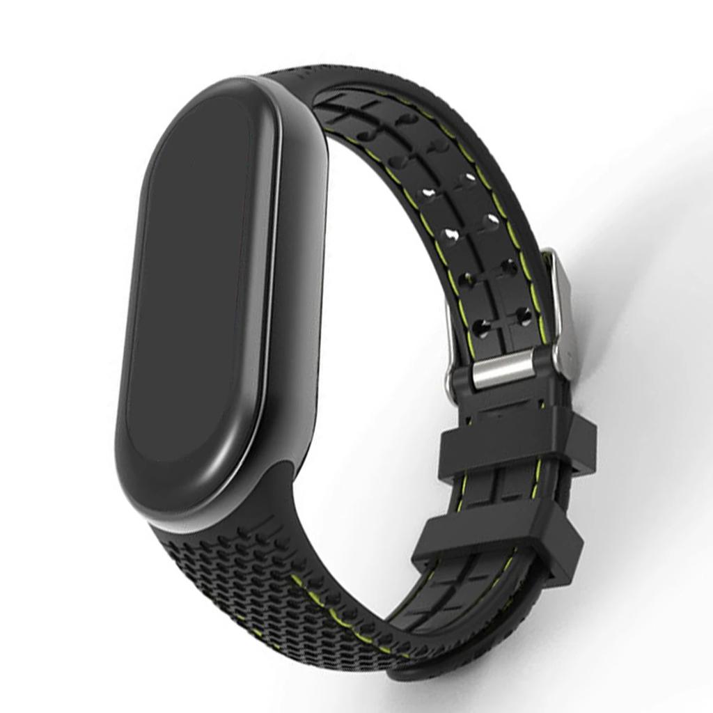 Silicone Strap For Mi Band 9 Bracelet Rubber Watchband Replacement Smartwatch Wrist Bracelet Correa For Xiaomi Mi Band 8 9 Strap
