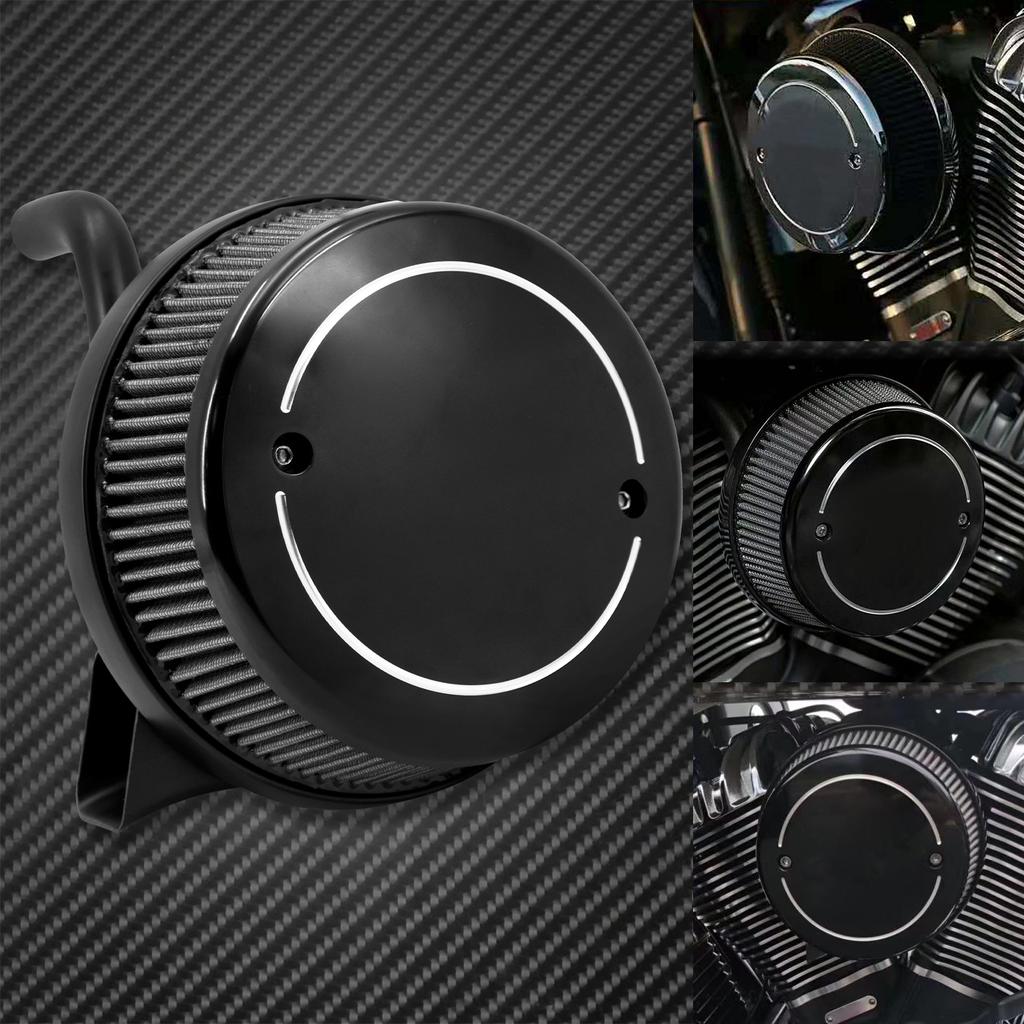 Motorcycle CNC Air Cleaner Filter Black/Chrome Intake Filter For Indian Chief Chieftain Dark Horse Classic Roadmaster 2014-2024