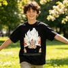 Men Women Top Boys Tee Adults Children Parent Child Cotton Kid Tshirts Japanese Retro Anime Dragon Ball Cartoon Loose Top Casual