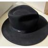 Used Schott X Stetson One Star Fur Hat Black 57cm