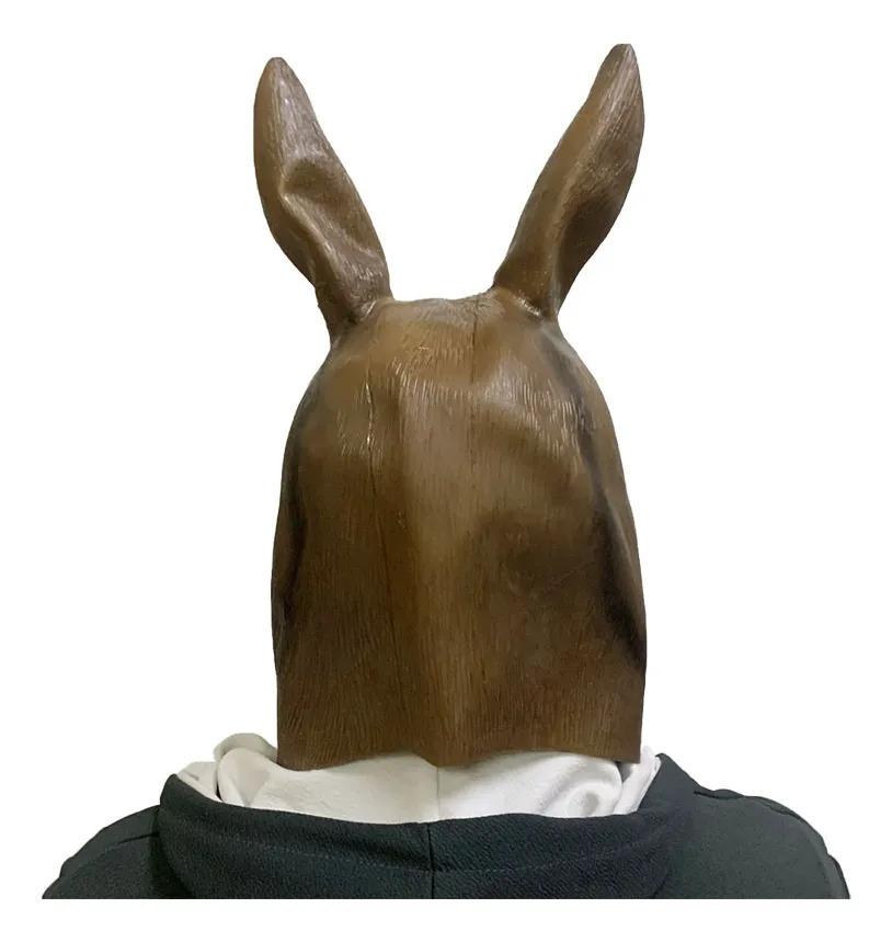 Klasická latexová maska s hlavou osla