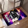 Benutzerdefinierter Name Personalisierter Borussia Mönchengladbach Druckteppich, Vielseitiger Wohnkulturteppich, für Spielzimmer, Wohnung, Balkon, Eingangsbereich, Flur Geschenk