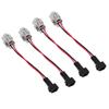 4pcs Fuel Injector Harness Adapter for DENSO Female to EV1 A Male Adapter Plug Replacement for Civci K20 K24