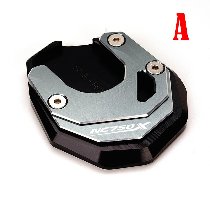 For HONDA NC750X NC 750X NC750 X NC 750 X 2021-2026 Motorcycle Foot Side Stand Plate Kickstand Enlarger Support Extension Pad Grey-A