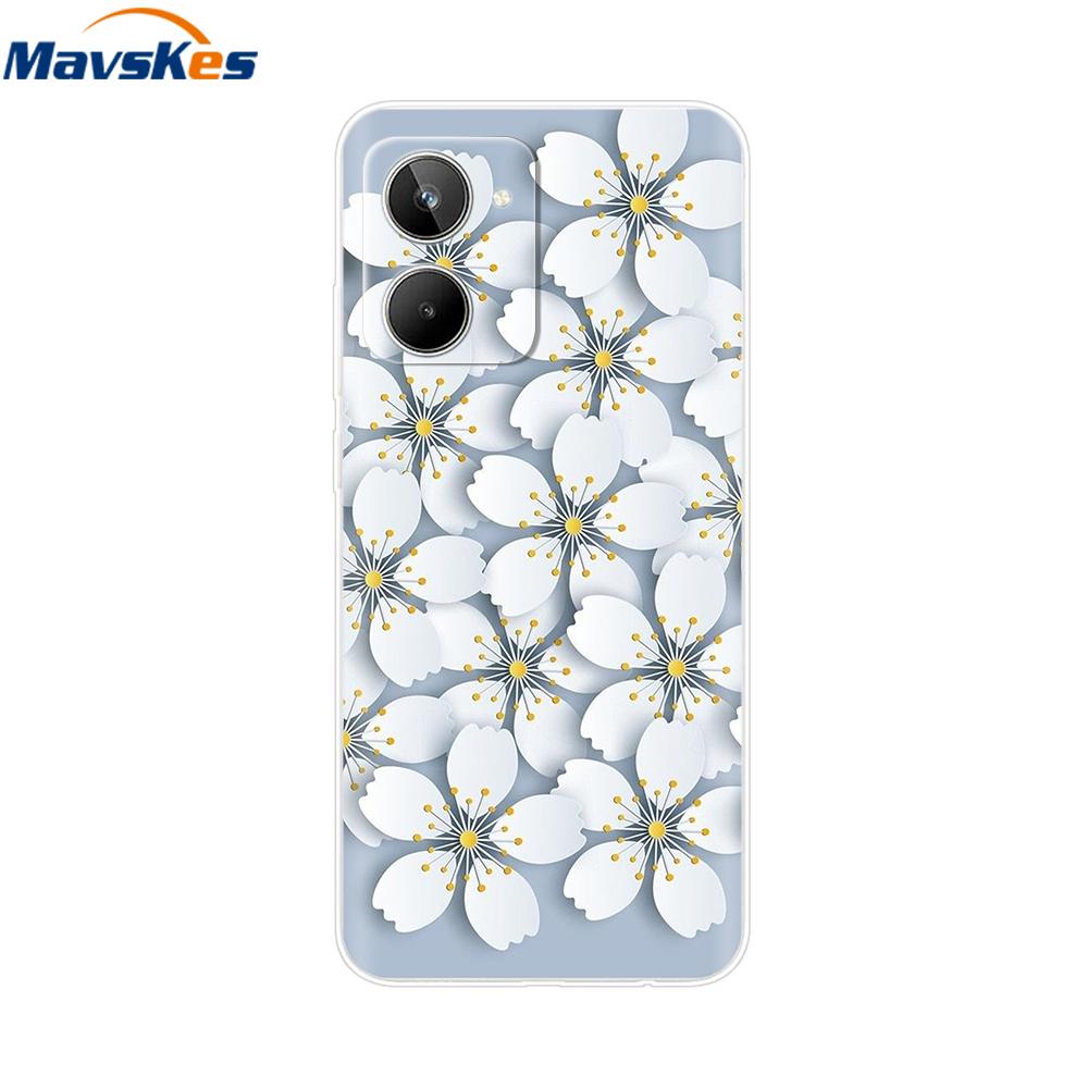For Realme 10 Case Soft Transparent Back Cover Cases For OPPO Realme 10 4G Realme10 Silicone Bumper Phone Fundas Bags 6.4inch