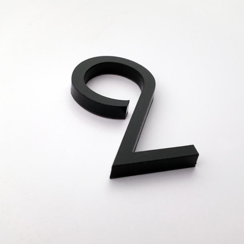 Neue 8CM Acryl Digitale Türschild Briefkasten 3D Adressschild Geeignet für Haus, Wohnung, Hotel und Hotel Digitale Beschilderung DIY