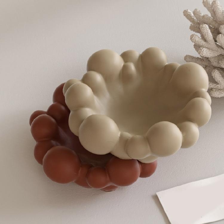 Multifunctional Cloud Shape Tray Molds Epoxy Resin Silicone Moulds Dish Moulds for Crafting Dishes and Vanity Organizers