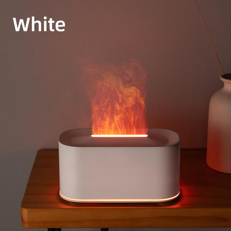 Aromatherapy Diffuser with Flame Effect, Essential Oil Diffuser And Cool Mist Humidifier, Silent Humidifier for Home And Bedroom