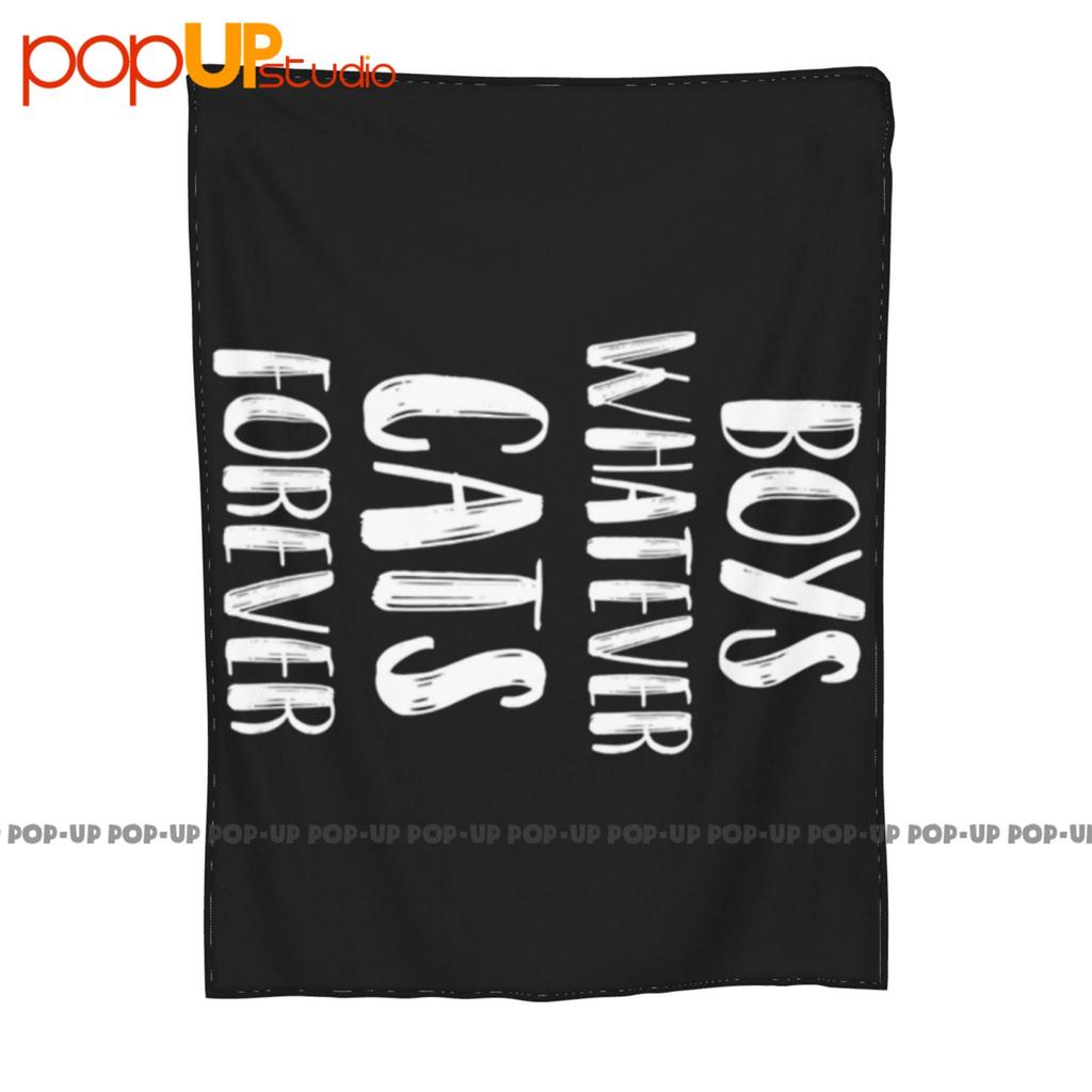 Boys Whatever Cats Forever Funny Cat Lover Ultra-Soft Blanket Quilt Winter Sofa Cover Bed Covers