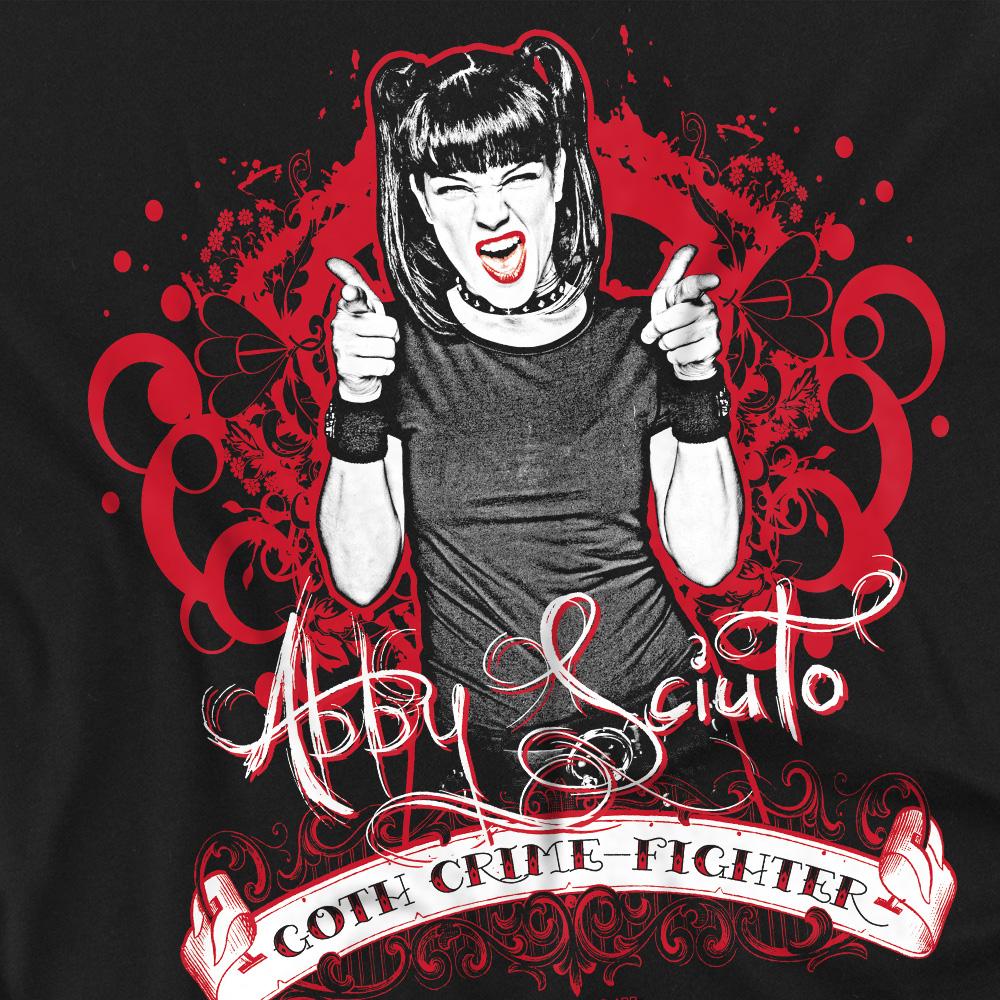 NCIS Unisexové dospělé gotické tričko bojovníka proti zločinu