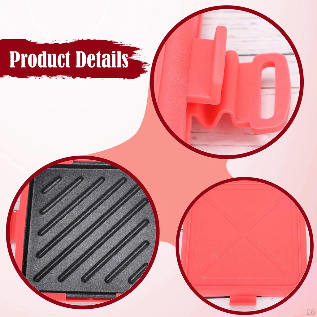 Microwave Toaster Sandwich Maker Cookware Easy To Clean Toastie Kitchen Grill