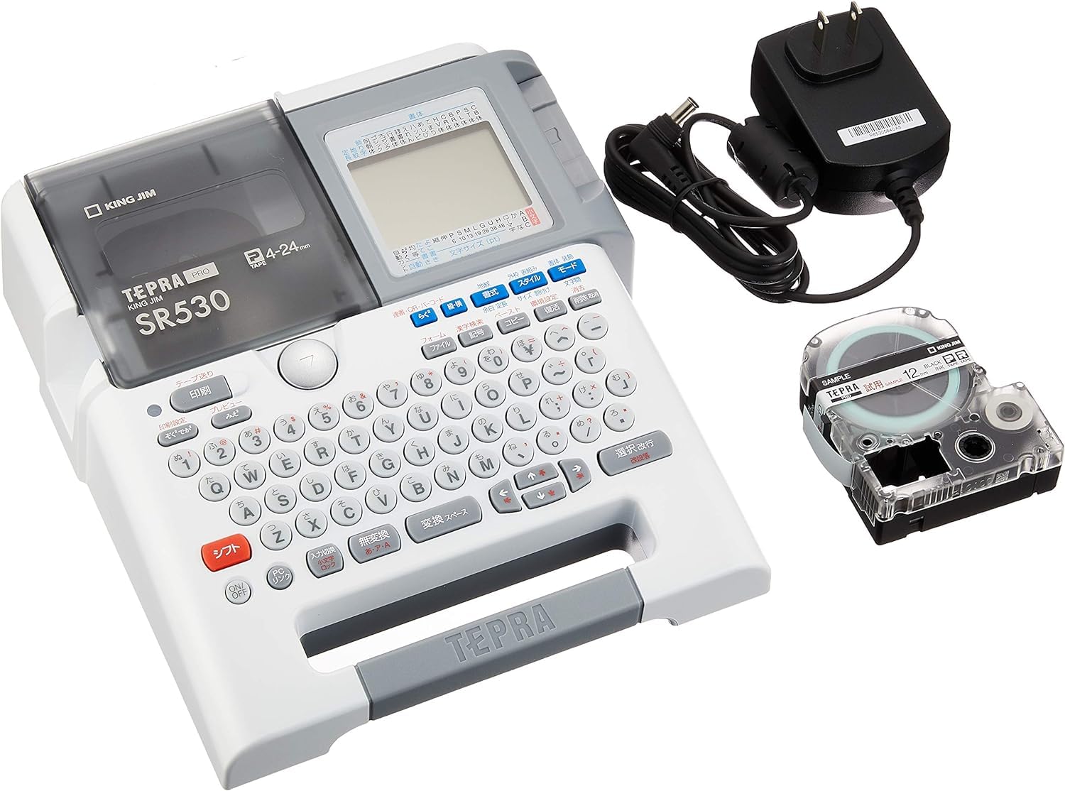 

Kingjim Label Writer PRO SR530 label Tepra (Compatible width 4-24mm)