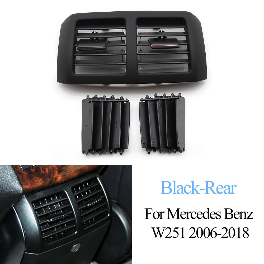 Car Left Right Central Rear Air Conditioner Grille AC Vent Panel Cover For Mercedes Benz W251 R300 R320 R350 R400 R500 2006-2009