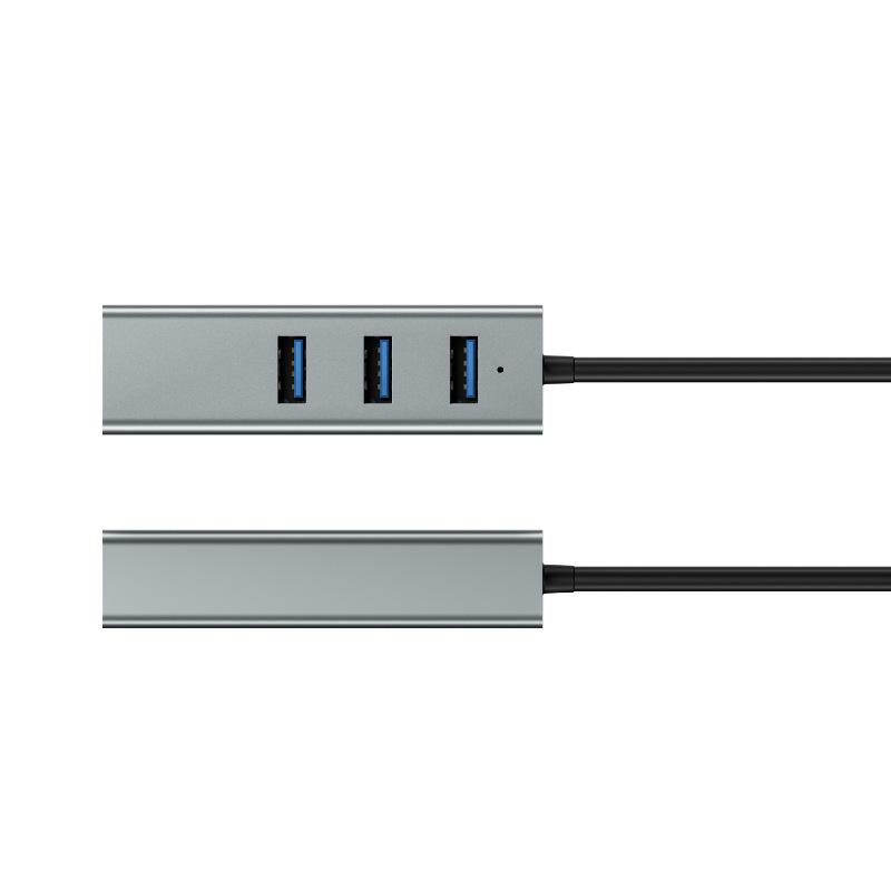 USB-C Docking Station with Gigabit Ethernet and USB 3.0 to RJ45 Adapter for Laptops & Tablets