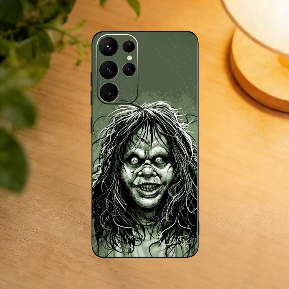

The E-Exorcist Horror Movie Phone Case For Samsung S25,S24,S21,S22,S23,S30,Ultra,S20,Plus,Fe,Lite Black Shell Samsung S25ULTRA
