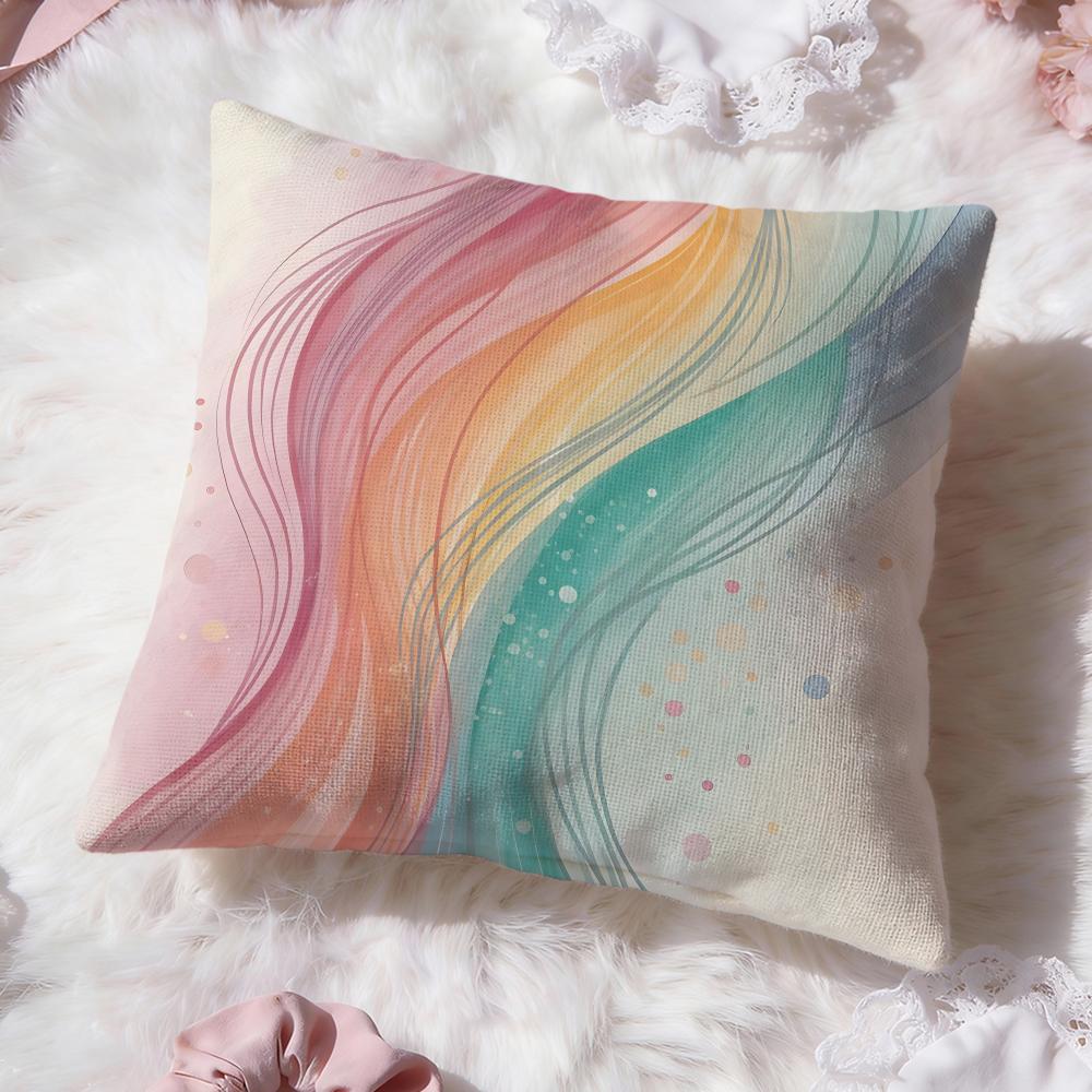 Pure color blending Cushion Cover Premium Comfort Reversible Pillow Cove Two in One Design for Any Room Car Interior