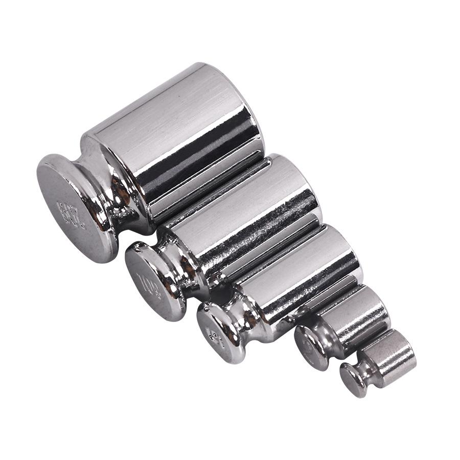 M1 Grade Chrome Plated Calibration Weights Set - 1g, 2g, 5g, 10g, 20g (5 Pieces)