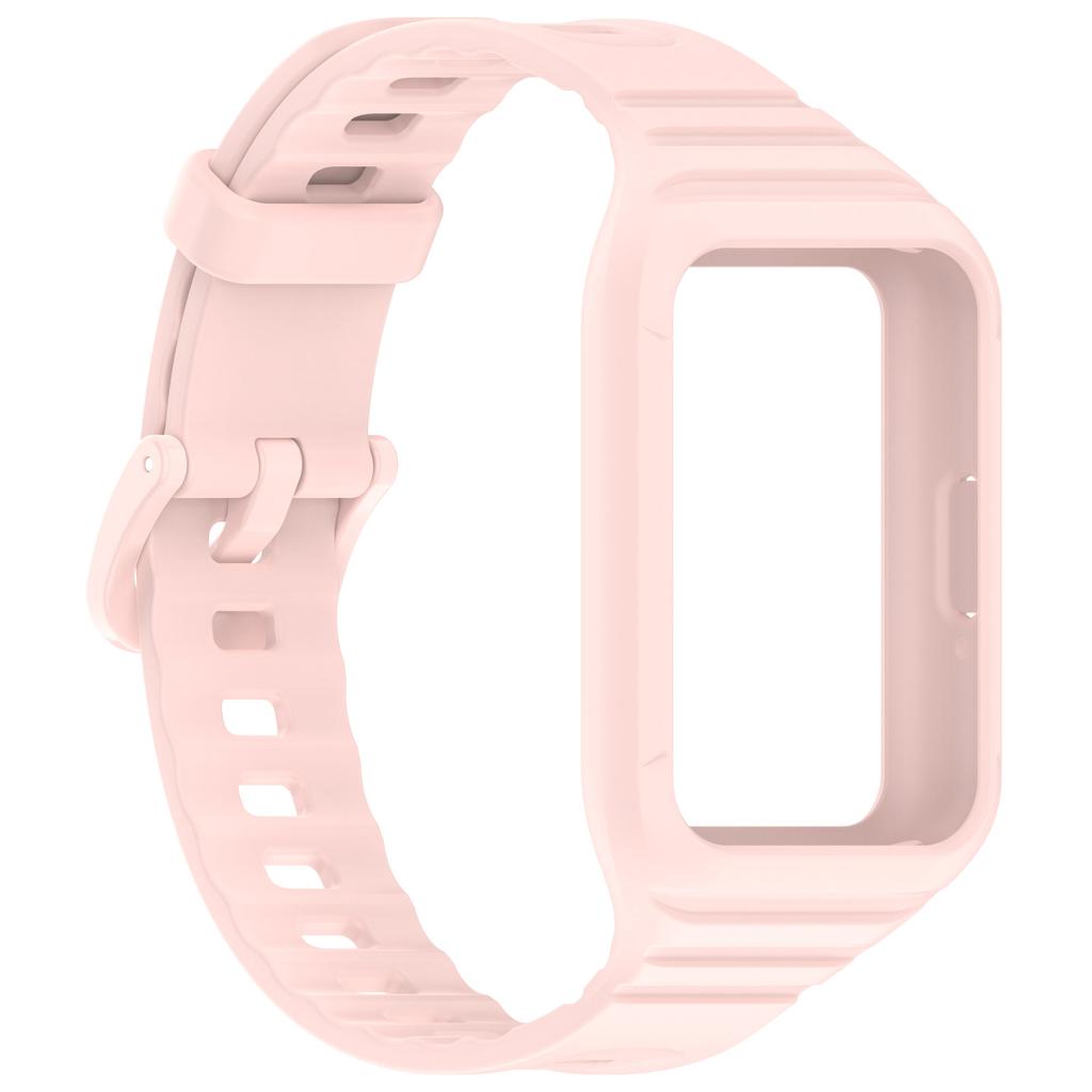 Integrated strap For Samsung Galaxy Fit 3 SM-R390 Watchband Durable Silicone Sport Not Seperated Adjustable Wristband Accessori