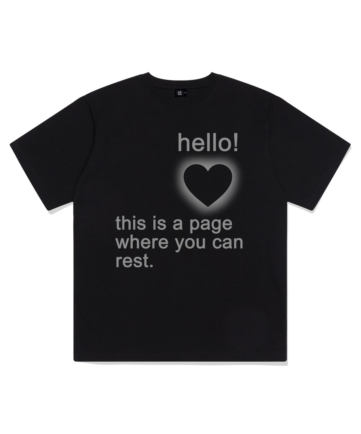 Page Cc You Can Rest Printed Short Sleeve T-Shirt Black S