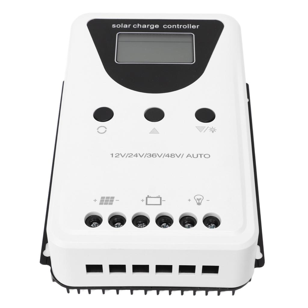 12V 24V 36V 48V PWM Solar PV Controller with LCD Display and Dual USB Ports Solar Charge Controller 100A