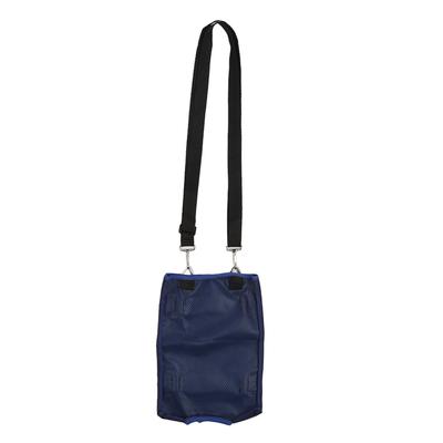 Urine Bag Cover Large Capacity Mesh Fabric Drainage Thigh Bag Holder with Fixing Strap Blue