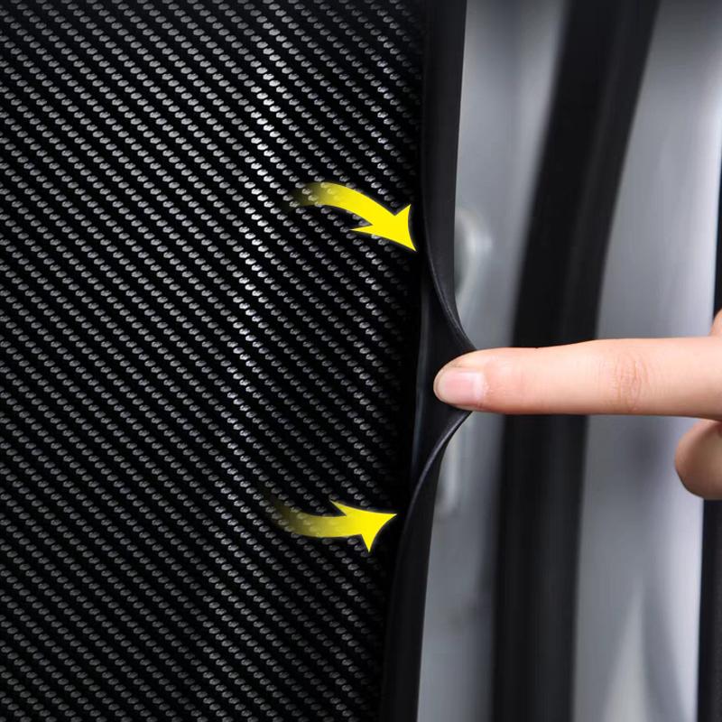 Chery Tiggo 8 Pro/Tiggo Pro 8 Car B Pillar Anti-kick Protective Mat Cushion Pad Cover Carbon Fiber Leather Stickers