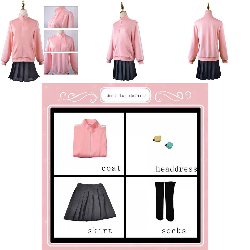 Bocchi The Rock! Gotou Hitori Cosplay Costume Comfy Durable Uniform Outfit For Fancy Dress Party