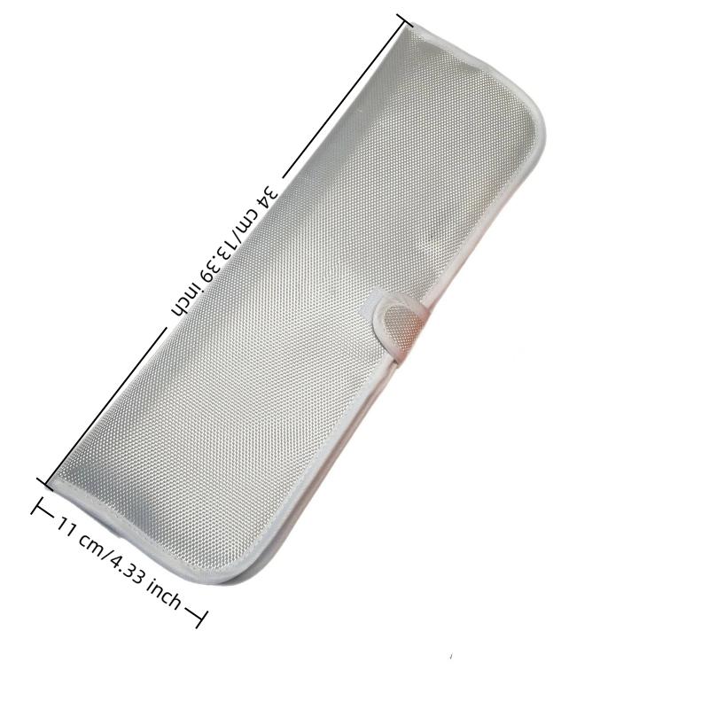 Portable Anti-Heat Mats Heat Resistant Mat Pouch For Hair Straightener Flat Iron Curling Iron Prevent Burns Styling Organizer