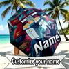Custom Name Personalized Transformers Print Umbrella, Auto Open Close, 8‑Rib Sturdy Frame, Commute Camping Hiking Use, Birthday Gift