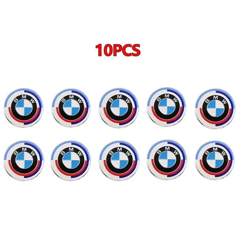 11/14mm Hliníková nálepka emblému na klíčenku auta Příslušenství Pro BMW 50. Kith F30 F10 E90 E34 E53 E61 E62 E93 GT X3 E46 X5 X6 E30