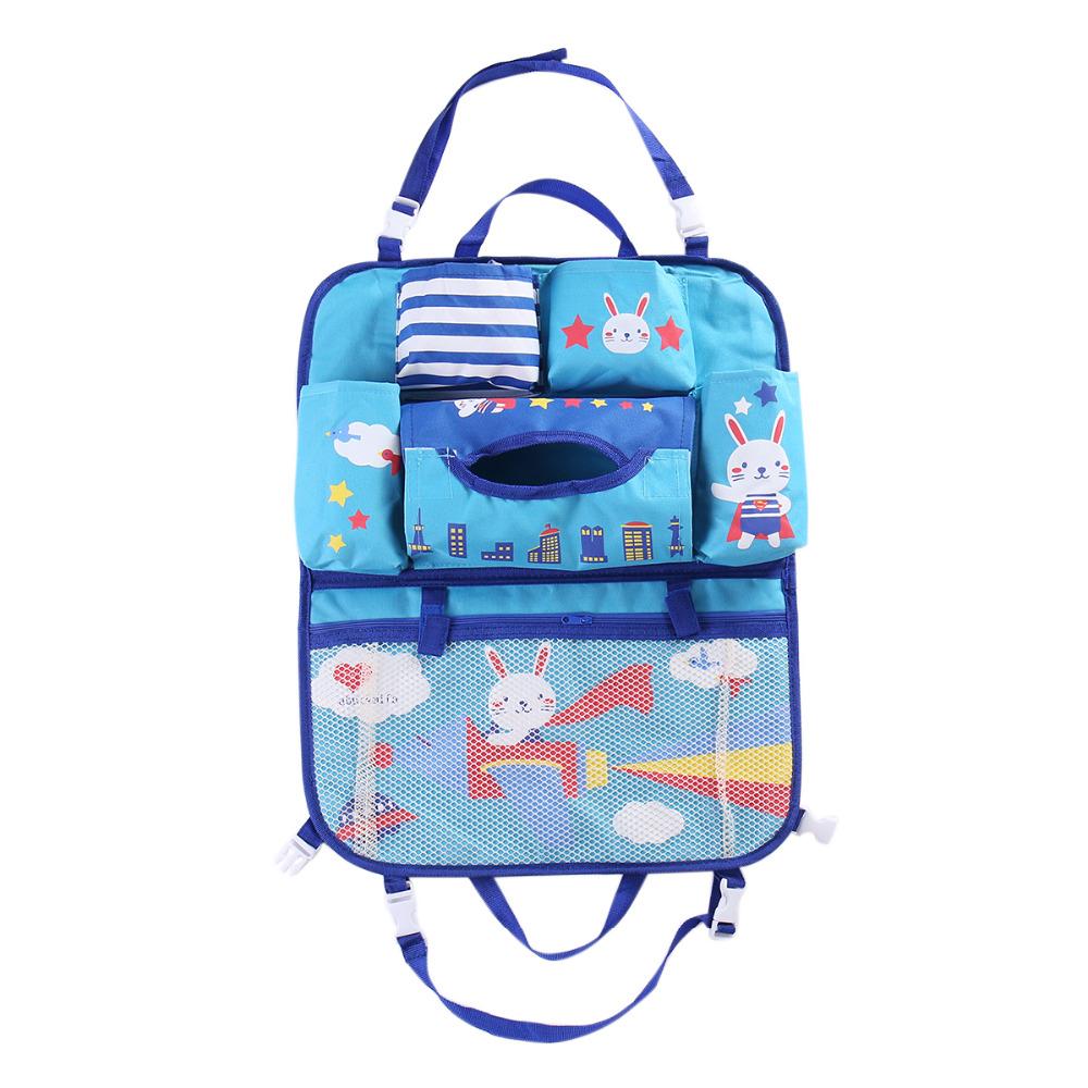 Cartoon Car Seat Back Storage Hang Bag Organizer Car Styling Baby Product Varia Stowing Tidying Automobile Interior