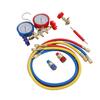AC Manifold Gauge Set, HVAC Refrigerant Charging Kit for R134a R22 R12 R502, Dual Gauge Automotive and Home AC