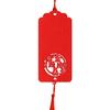 Good Luck Wood Blessings Cards Good Fortune Chinese New Year Pendants  Wedding