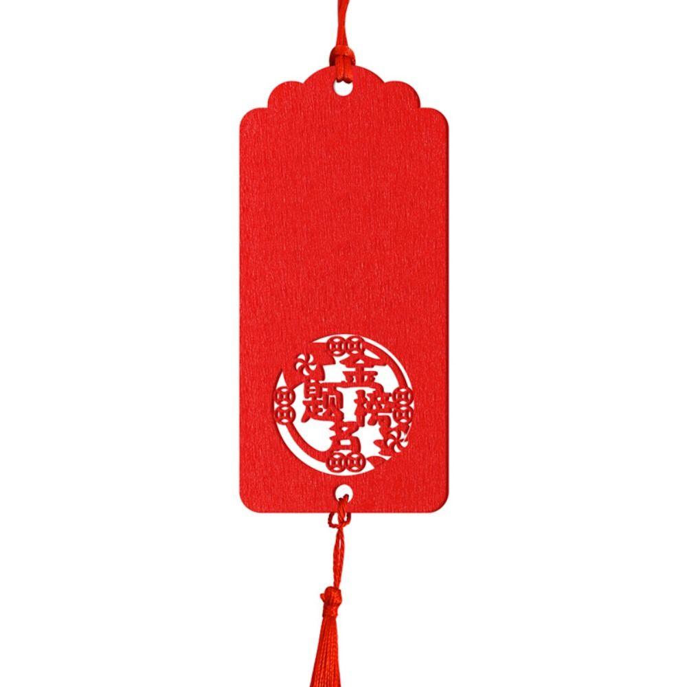 Good Luck Wood Blessings Cards Good Fortune Chinese New Year Pendants  Wedding