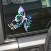 14.2x15.2cm Butterfly Love Flower Car Decoration Sticker