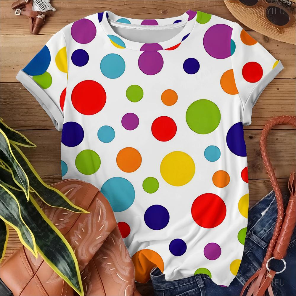 Women's T-shirt Casual Fashionable And Comfortable White Short Sleeve