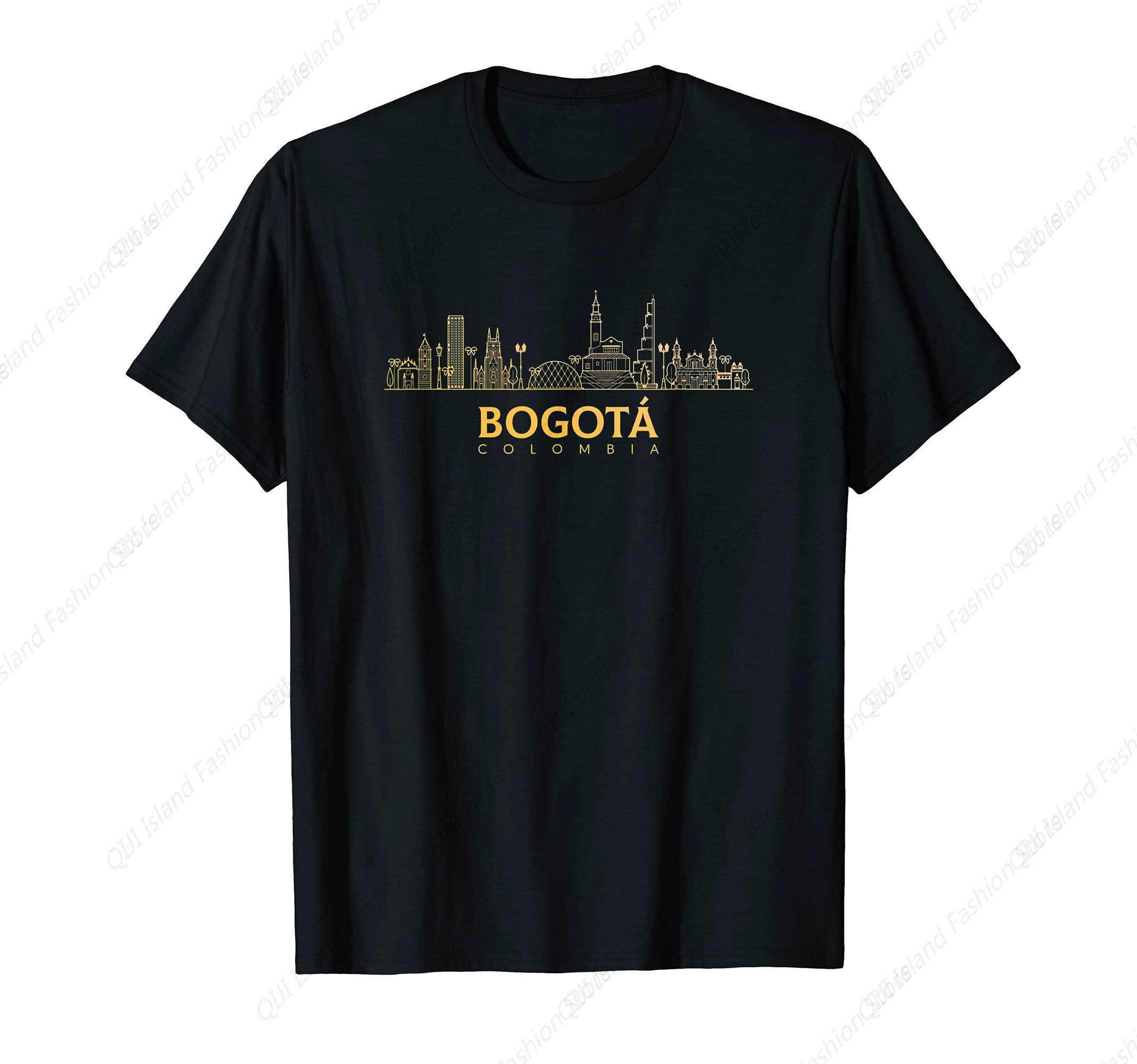 Dreamy City Bogota Skyline Colombia Tshirt S