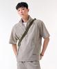 Chasecult Men'S Stretch High-Neck Short Sleeve Anorak-Dbrk5822D0X