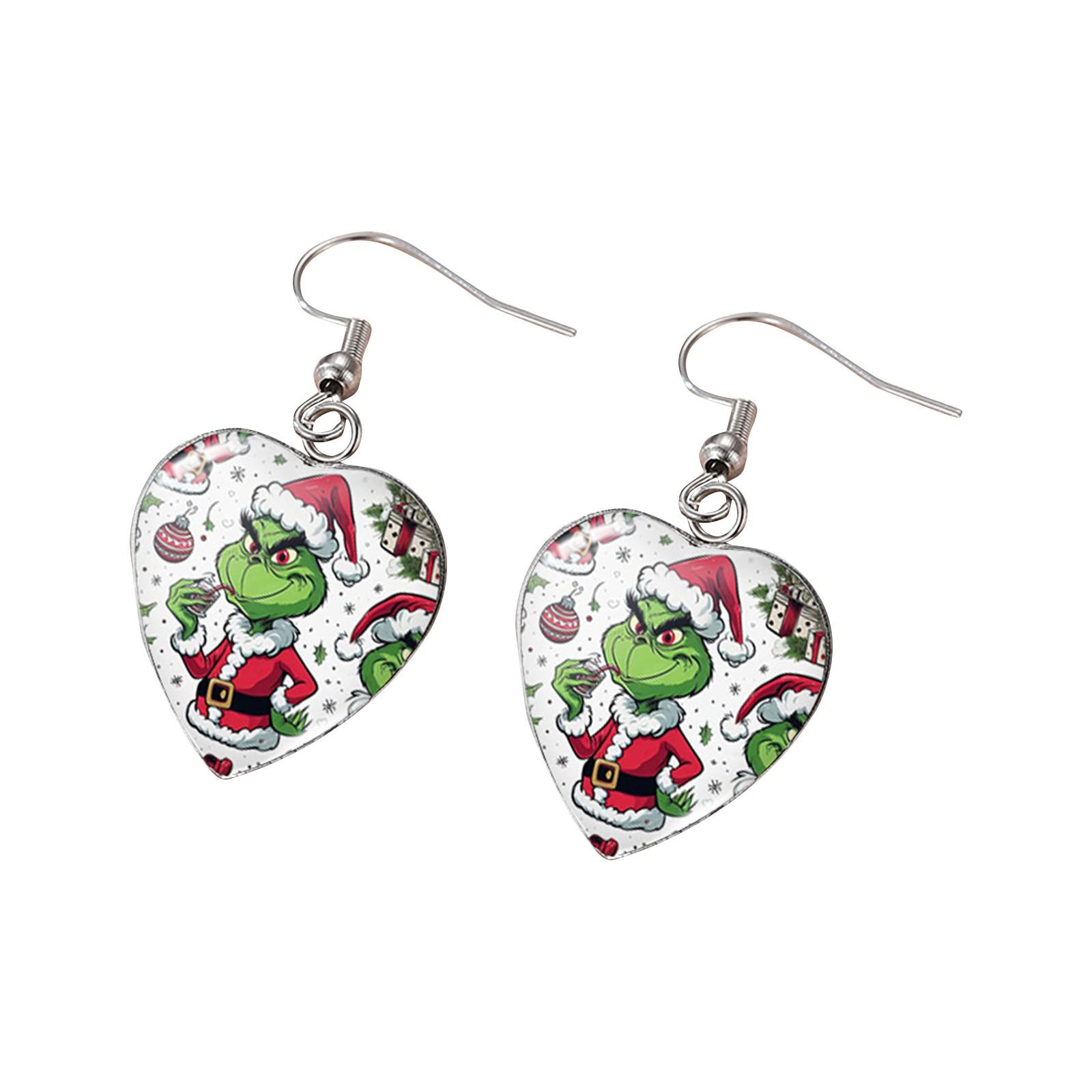 

Ювелирные изделия Серьги Зеленые серьги Love Серьги из нержавеющей стали One Size