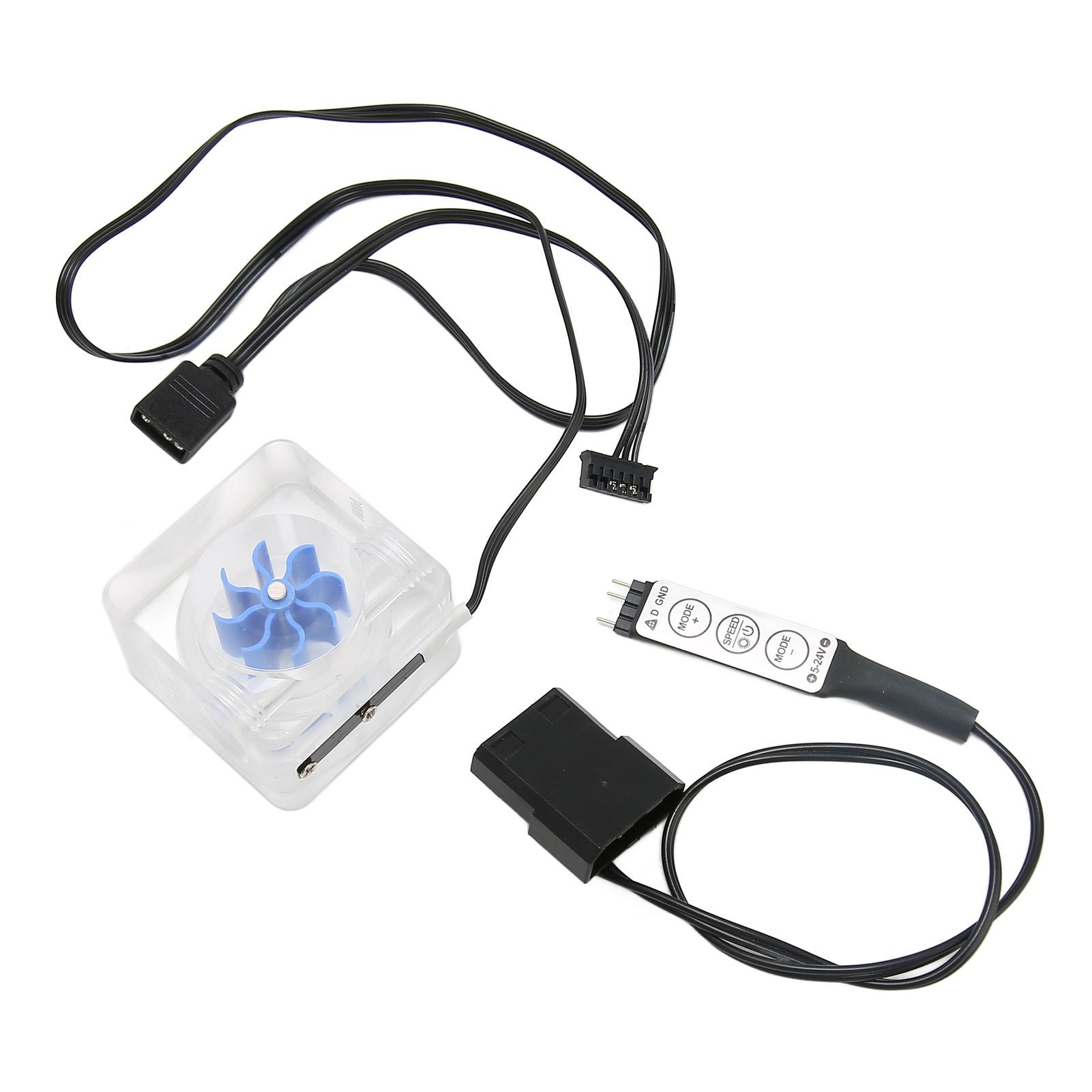 

Індикатор потоку води для ПК Різьба G14 3-сторонній Акриловий Індикатор потоку води для водяного охолодження для